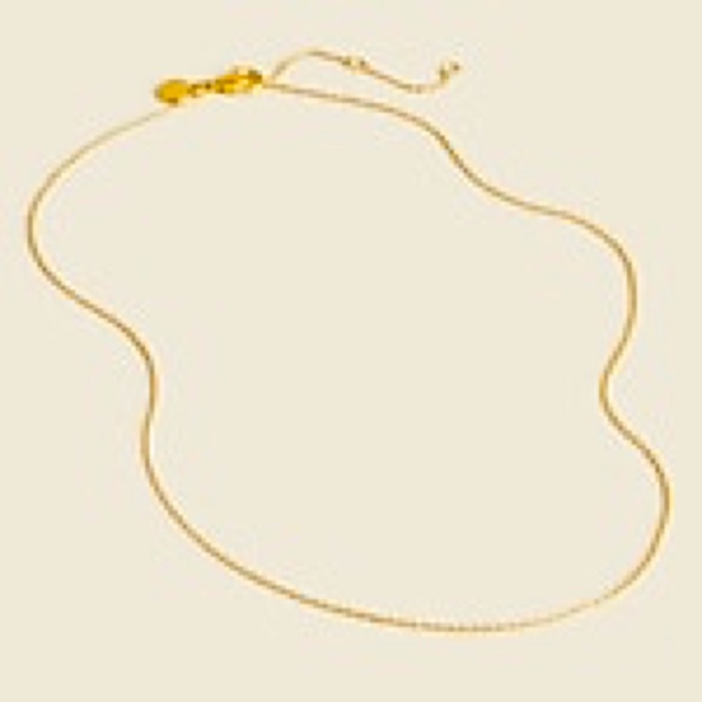Demi-fine 14k gold-plated 16" chain necklace